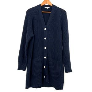 Alex Mill Long Cardigan in Navy Blue